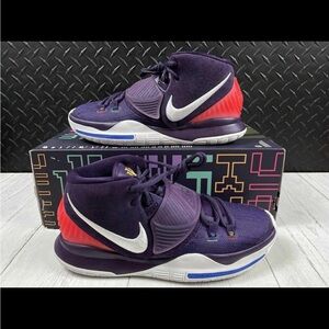 Nike Kyrie irving 6' enlightenment' grand Purple and Red High-Top court Sneakers